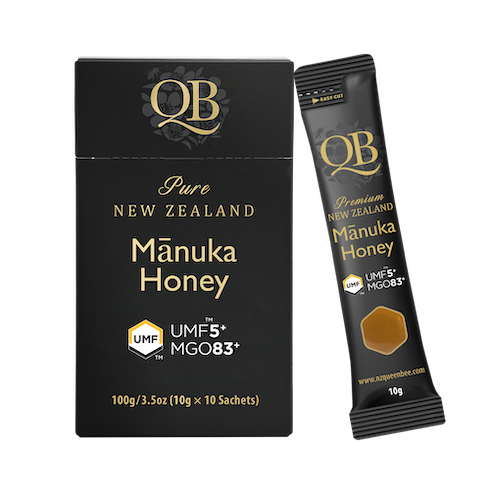 QB Manuka Honey UMF 5+ Portable Pack